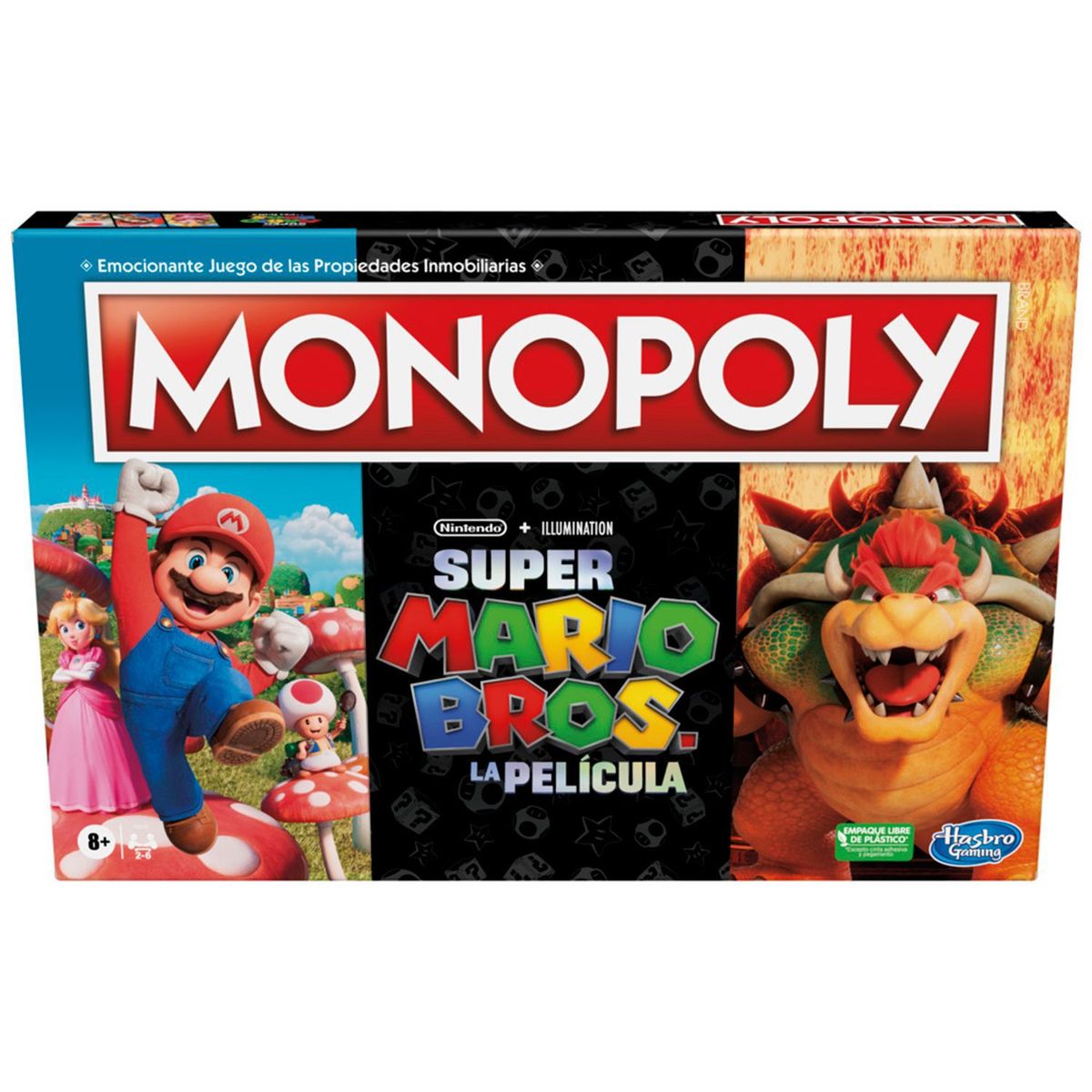 HASBRO - Juego De Mesa Monopoly The Super Mario Bros