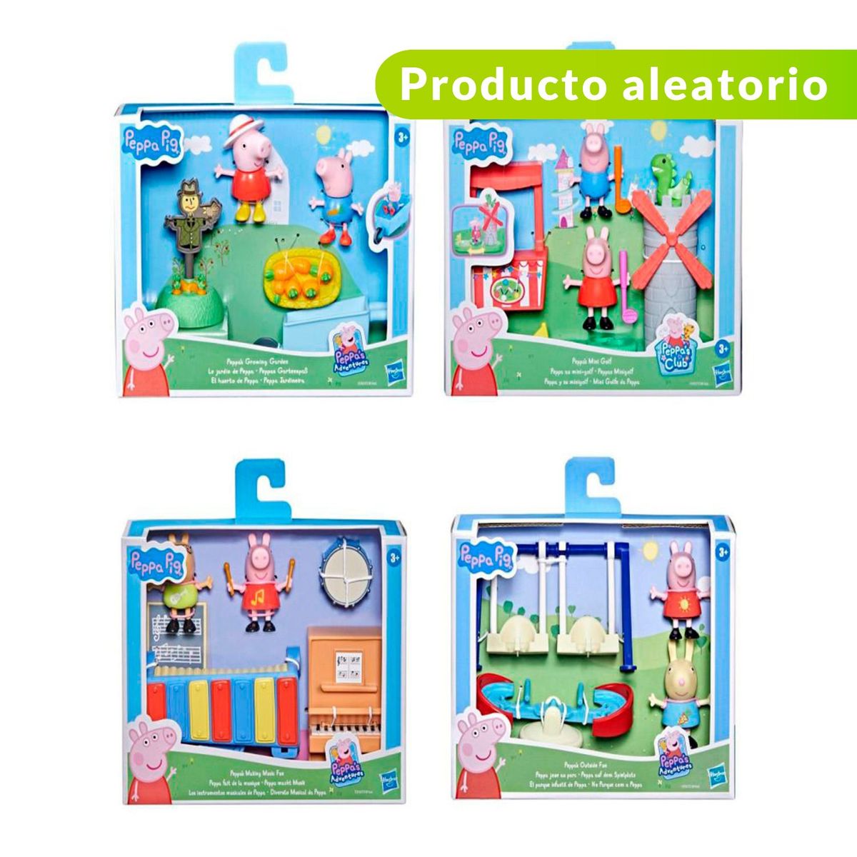 PEPPA PIG - Muñeca Peppa Pig Peppa Moments Surido: Producto Aleatorio