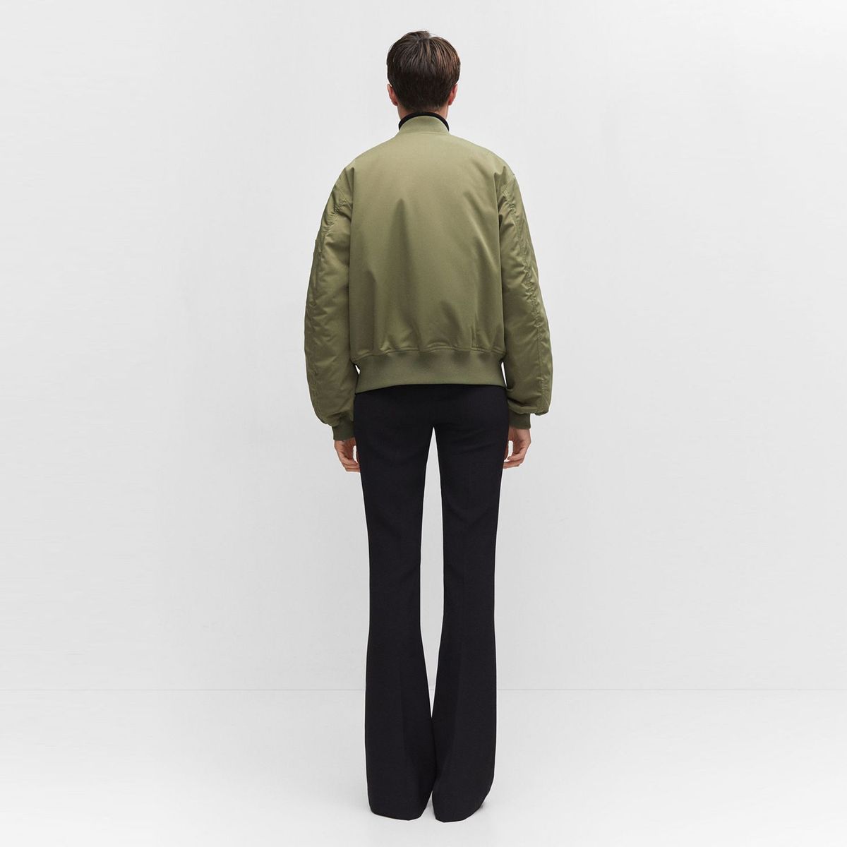 MANGO - Chaqueta Bomber para Mujer Oversize MANGO