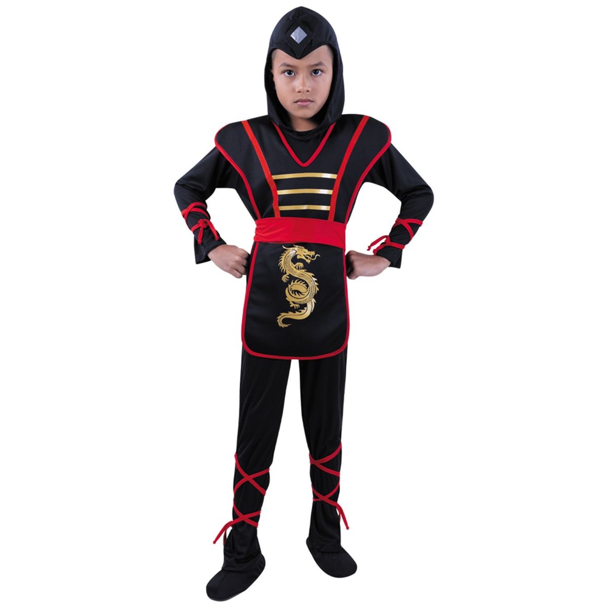 FANTASTIC NIGHT - Disfraz para niño ninja mortal fantasía terror