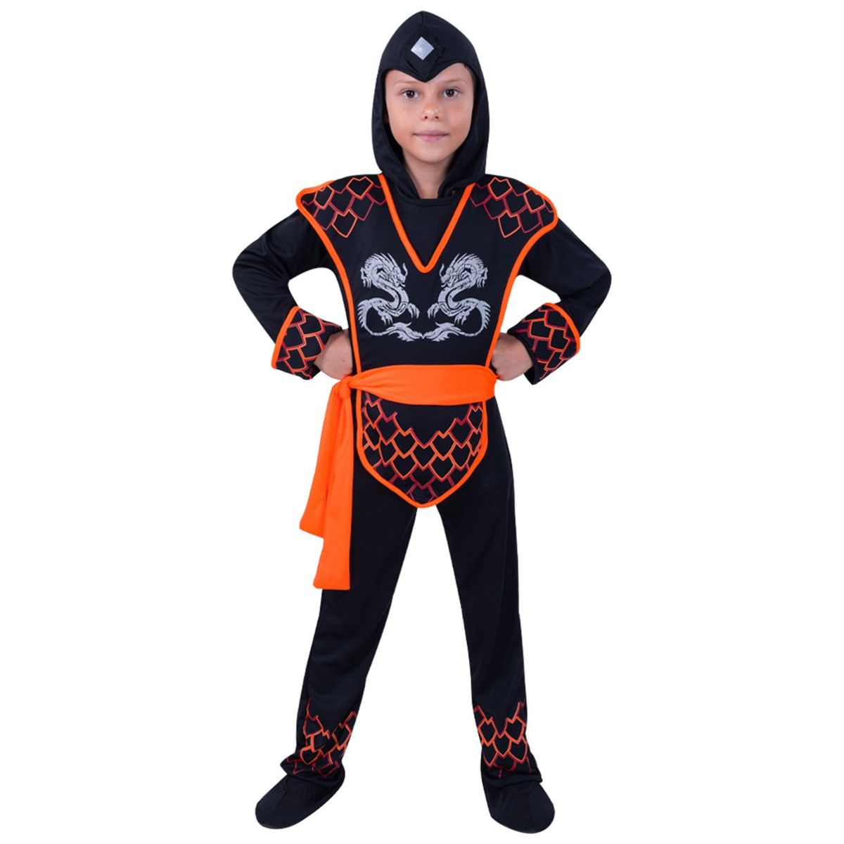 FANTASTIC NIGHT - Disfraz para niño ninja combate fantasía terror