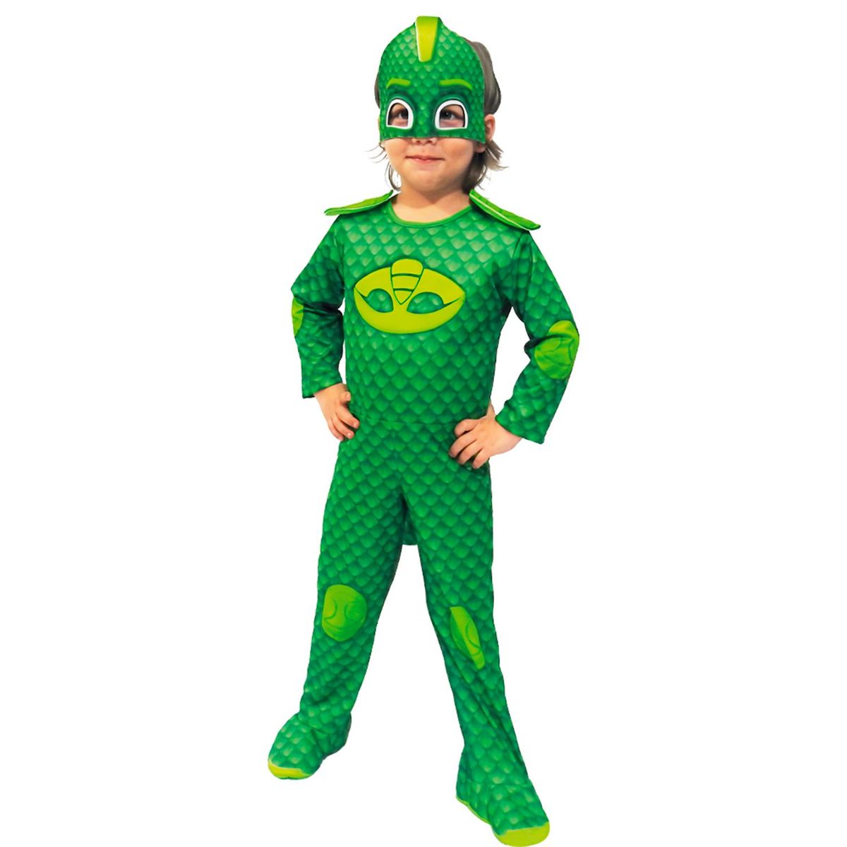 FANTASTIC NIGHT - Disfraz para niño PJ Mask Gekko animal fantasía