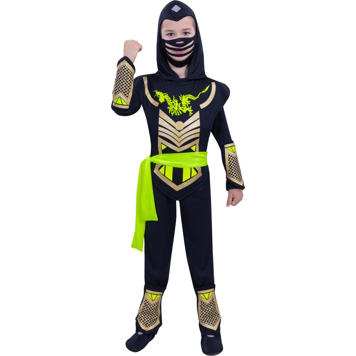 FANTASTIC NIGHT - Disfraz para niño power ninja anime terror
