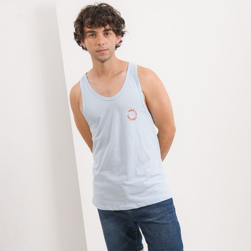 DOO AUSTRALIA - Esqueleto con logo para Hombre Cuello Redondo Sin mangas Doo Australia
