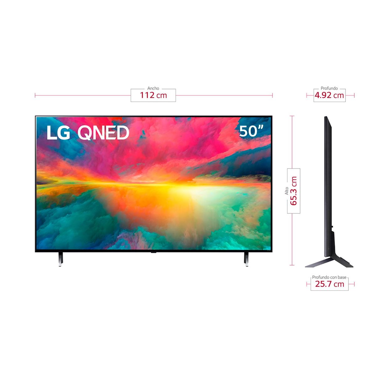 LG - Televisor LG QNED | 50 pulgadas 4K Ultra HD | Smart TV