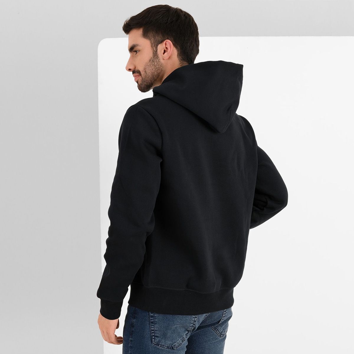 TOMMY HILFIGER - Saco Con capota con Logo para Hombre Cuello cruzado de Algodón Tommy Hilfiger