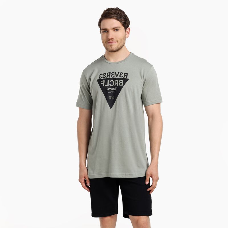 BEARCLIFF - Camiseta Hombre Manga corta de Algodón Bearcliff