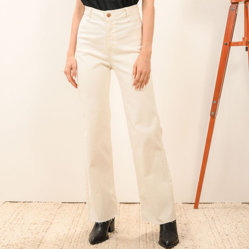 BASEMENT - Jean Culotte Mujer Tiro alto Basement