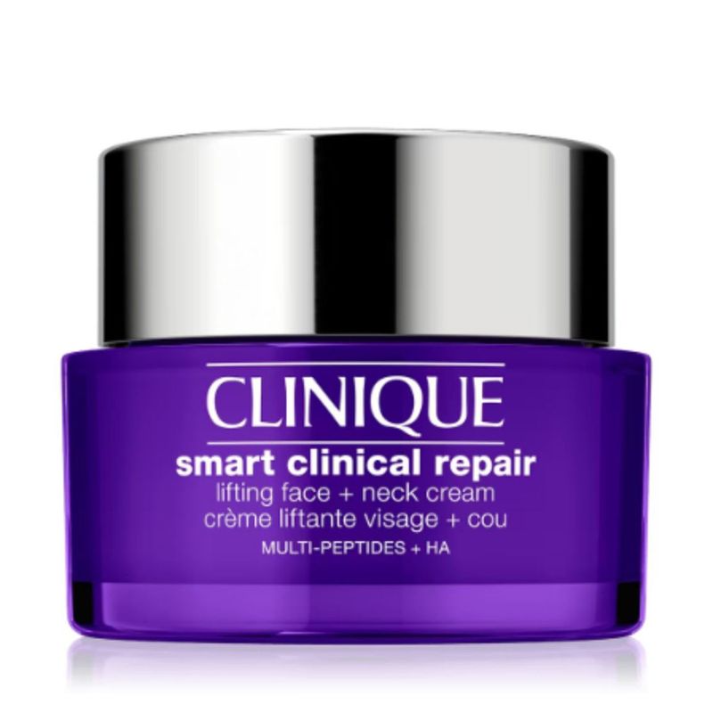 CLINIQUE - Crema hidratante Clinique reafirmante noche smart clinical repair lifting para cara y cuello 50 ml