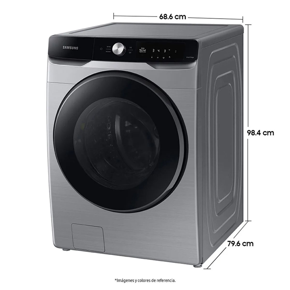 SAMSUNG - Lavadora Samsung Carga Frontal 22 kg WF22C6400AP/CO