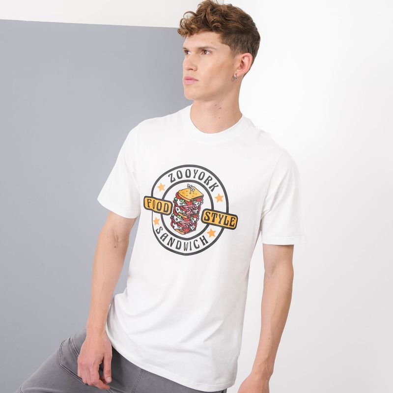 ZOO YORK - Camiseta para Hombre Manga corta con Estampado Oversize Zoo York