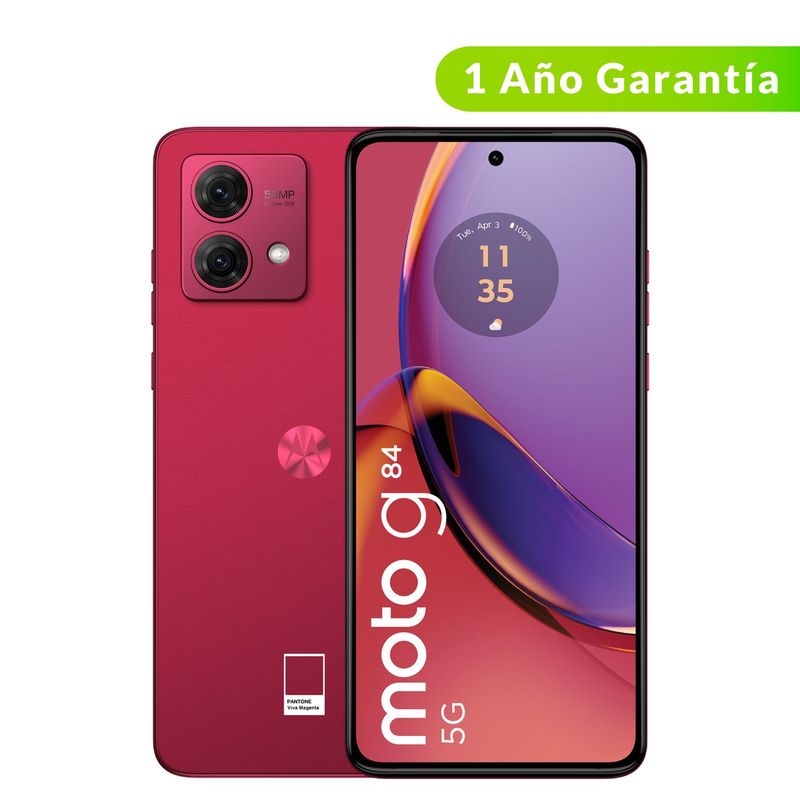 MOTOROLA - Celular Motorola G84 256GB 5G | 8GB RAM | Camara Posterior 50MP | Pantalla 6.5 Pulgadas