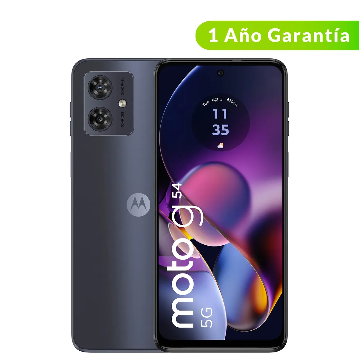 MOTOROLA - Celular Motorola G54 128GB 5G | 8GB RAM | Camara Posterior 50MP | Pantalla 6.5 Pulgadas