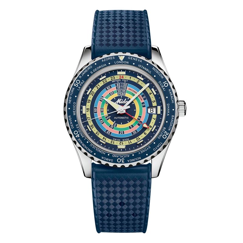 MIDO - Reloj Mido para Hombre Ocean Star Decompression Worldtimer 