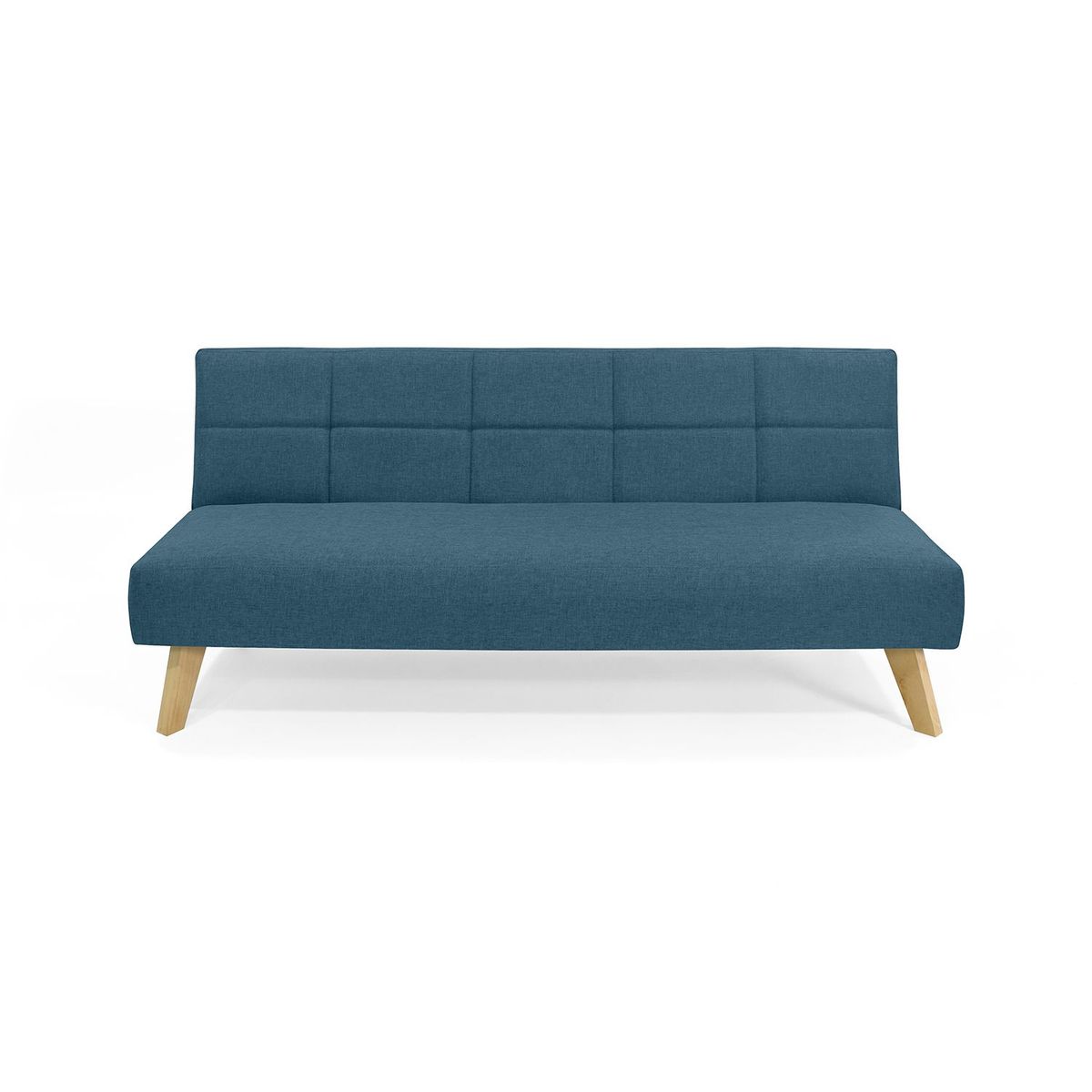 MICA - Sofá Cama Moderno en Poliéster de 3 Puestos 78 x 180 x 75 cm Nevada Mica