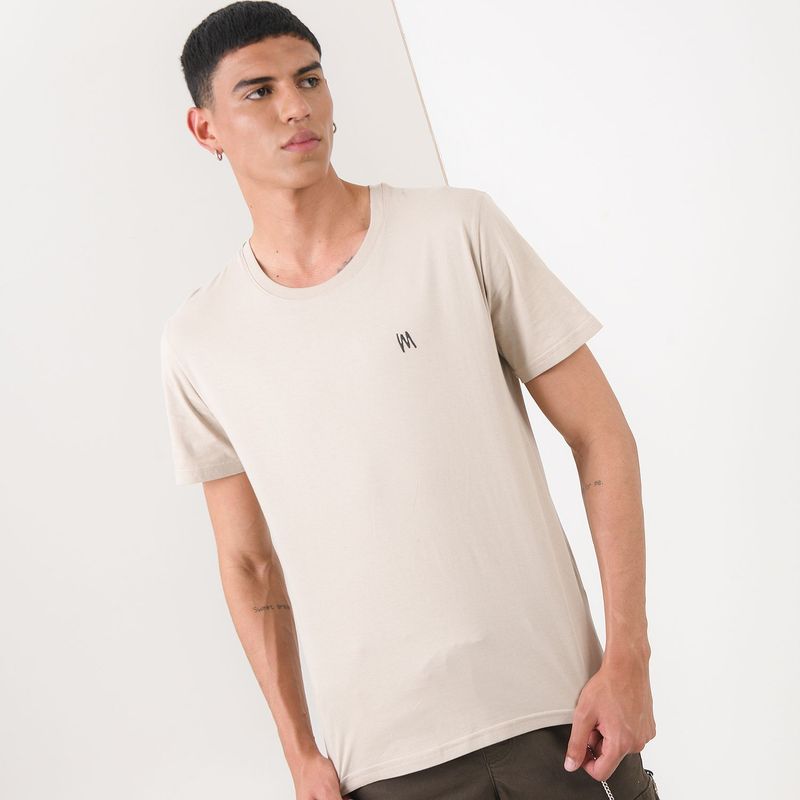 MOSSIMO - Camiseta Hombre Manga corta con Logo de Algodón Mossimo