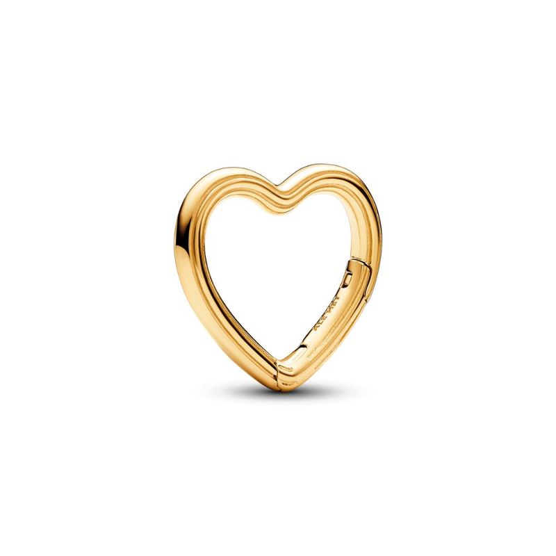 PANDORA - Link Pandora ME Conector Corazón Recubrimiento en Oro