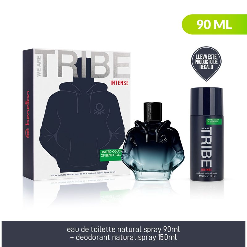 BENETTON - Perfume Hombre Benetton Estuche BNT Tribe 90 ml EDP