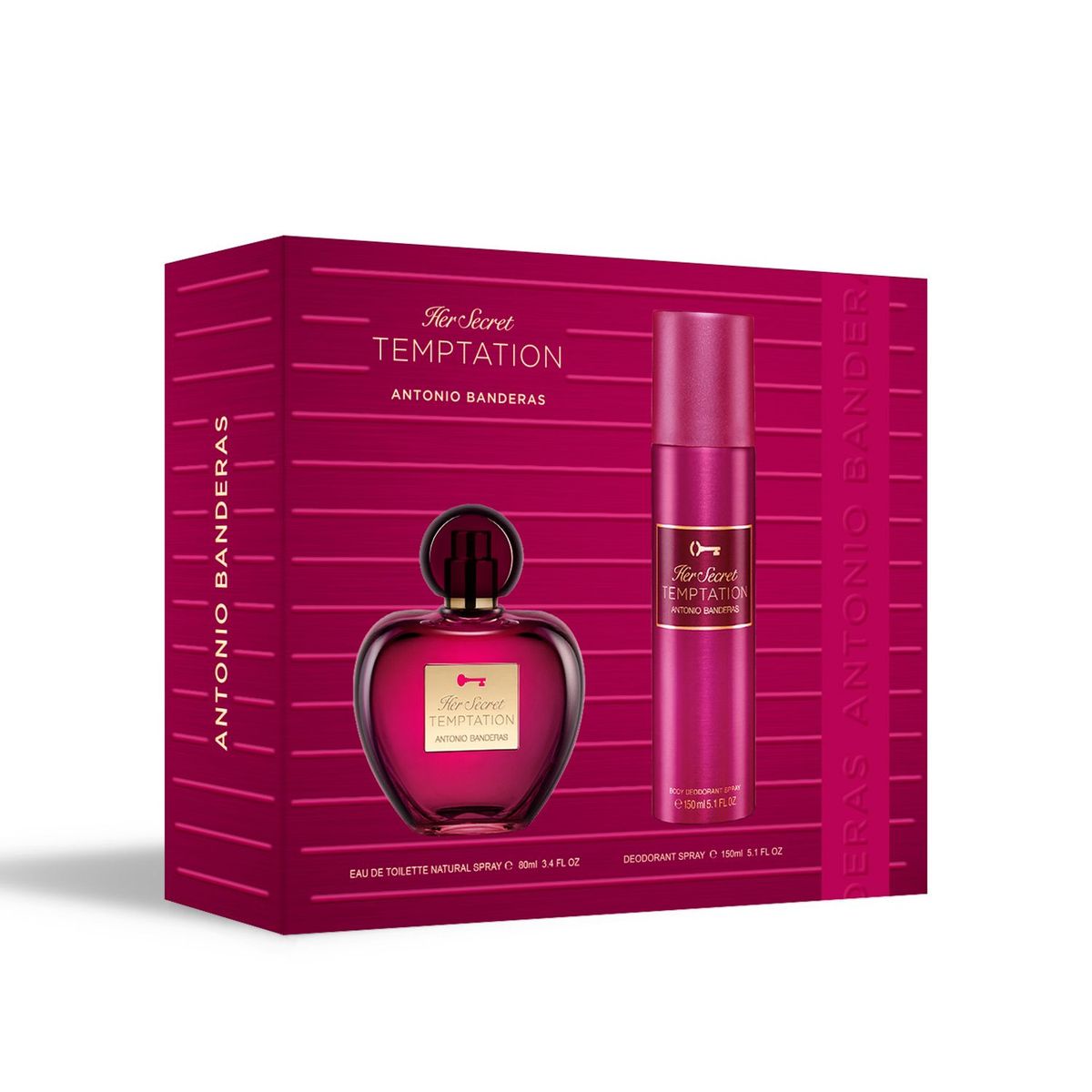 BANDERAS - Perfume Mujer Banderas Estuche AB HER SECRET TEMPTATION 80 ml Eau de toilette 