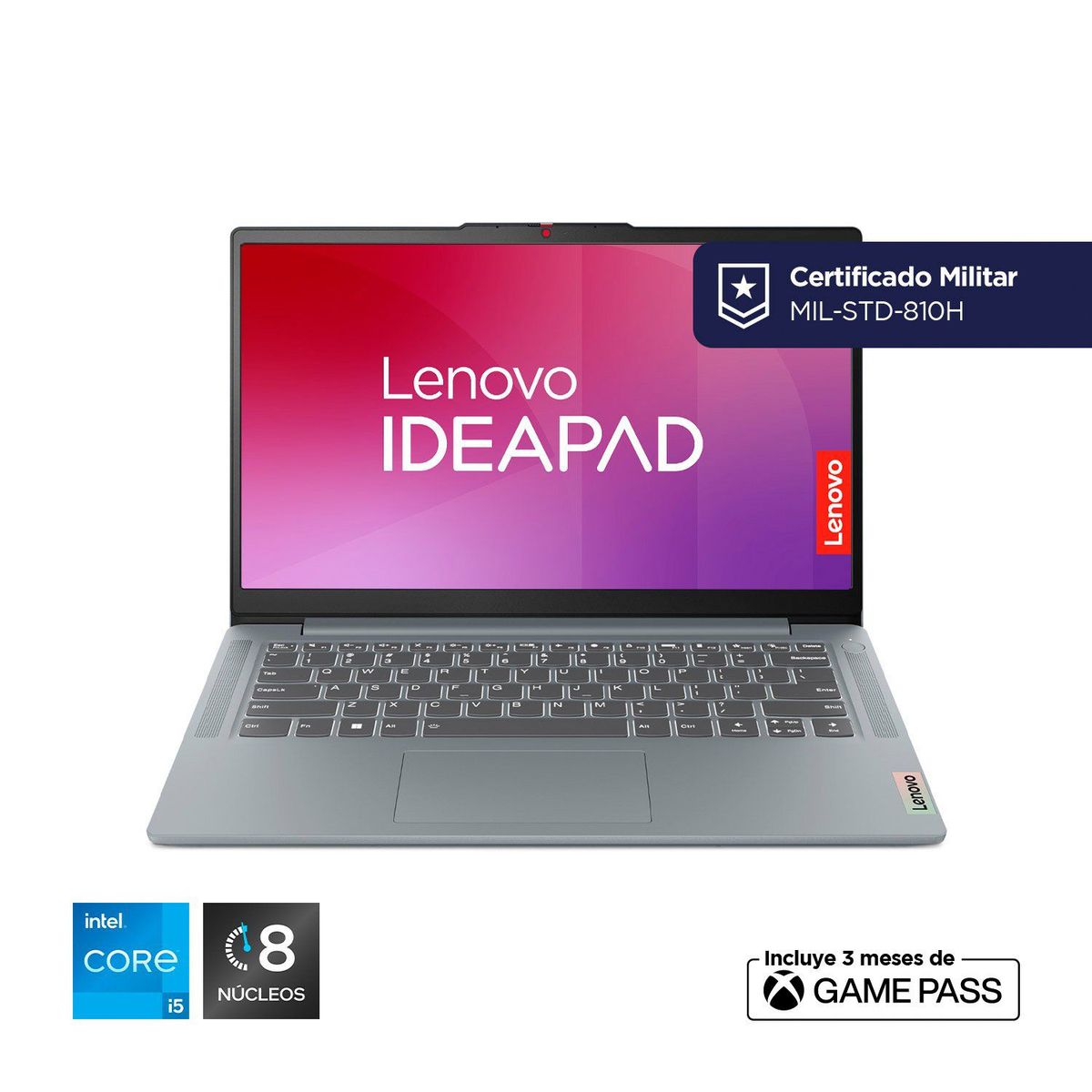 LENOVO - Portátil Lenovo Ideapad Slim 3 | Intel Core i5 Serie H | 8GB de RAM | 512GB SSD de Almacenamiento | Windows 11 | Pantalla 14 pulgadas | IP Slim 3 | Computador Portátil 