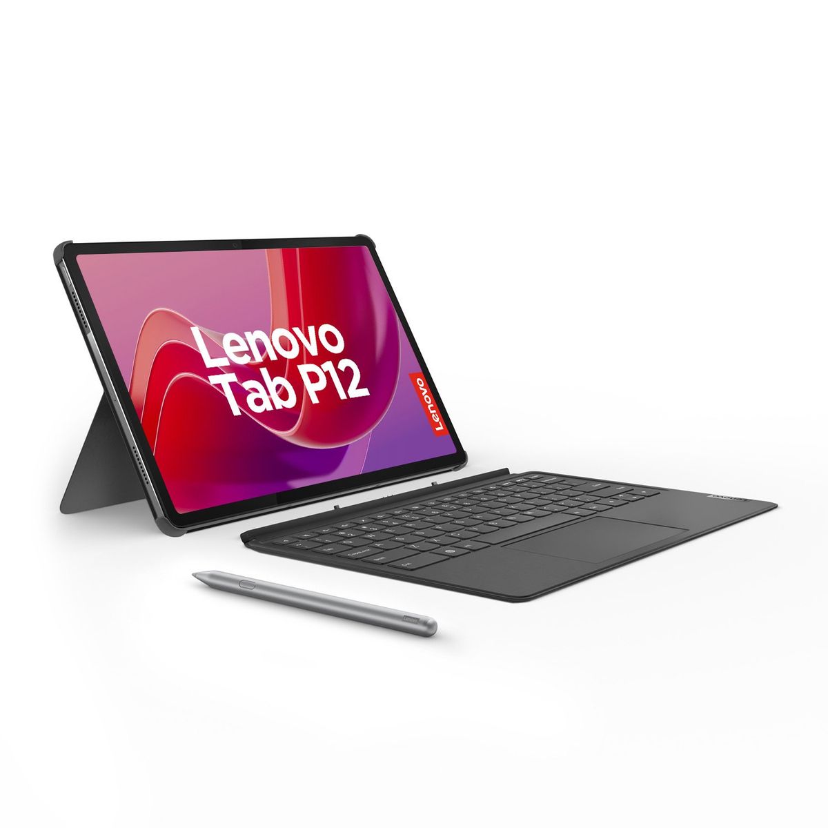 LENOVO - Tablet Lenovo P12 256GB | Pantalla de 12.7 pulgadas | 8GB de RAM  | Camara 8MP | Incluye Teclado , Lapiz y Protector