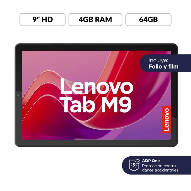 LENOVO - Tablet Lenovo M9 Pantalla de 9 Pulgadas Camara 8MP 64GB