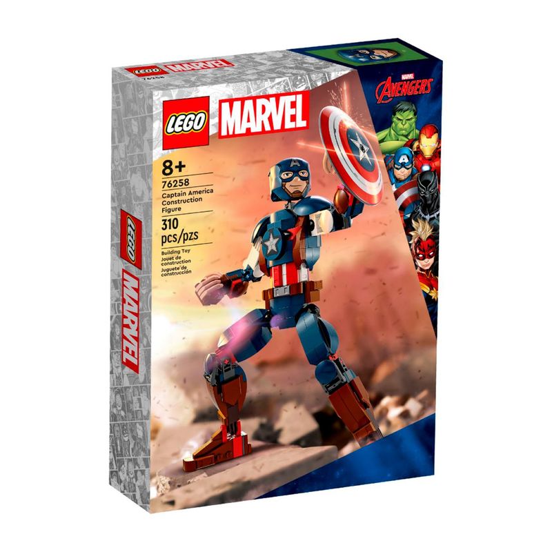 LEGO - Set de Lego FIGURA CAPITÁN AMÉRICA por 310 Piezas para mayores 8 años