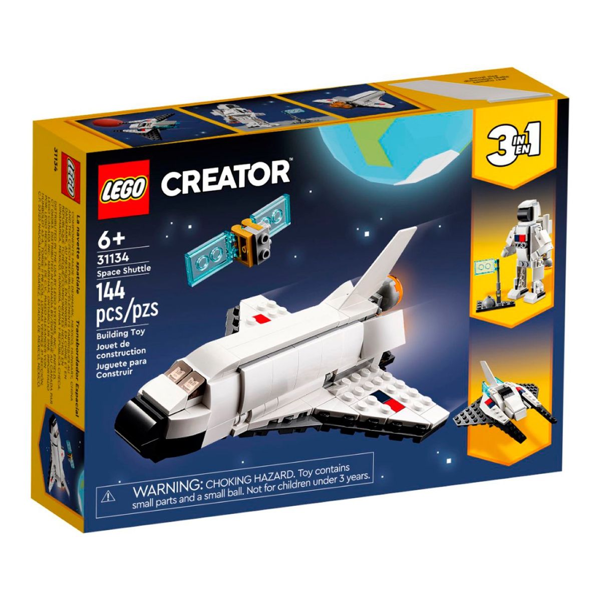 LEGO - Set de Lego Transbordador Espacial por 144 Piezas para mayores 6 años