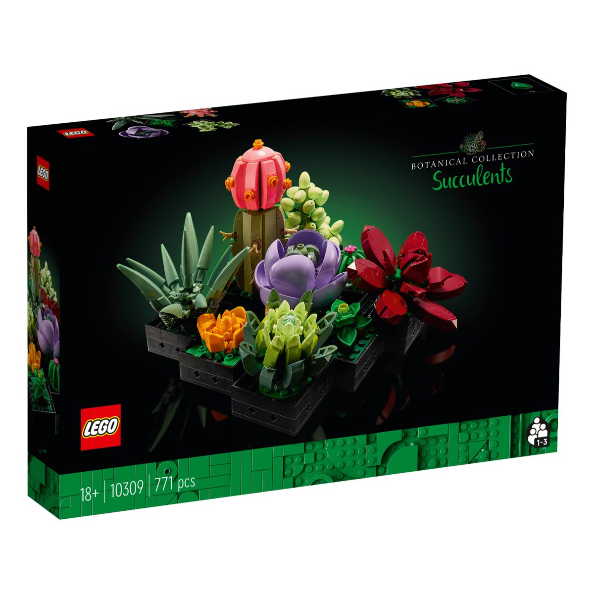 LEGO - LEGO: Colección de Suculentas Botanicals. Set de bloques de construcción