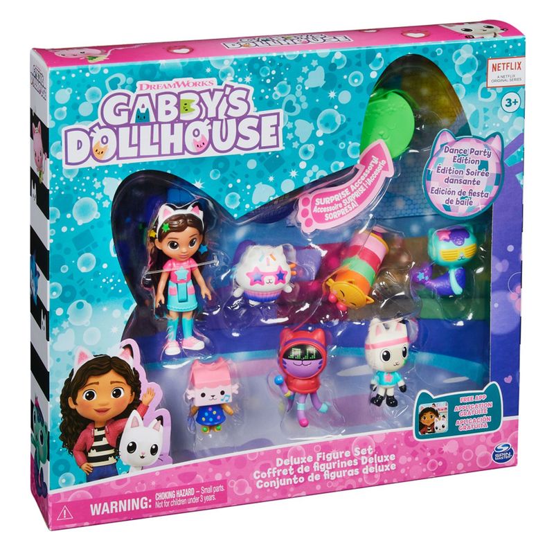 MALCREADO56772 - Gabby'S Dollhouse Set Figuras Lujo - Ed. Fiesta