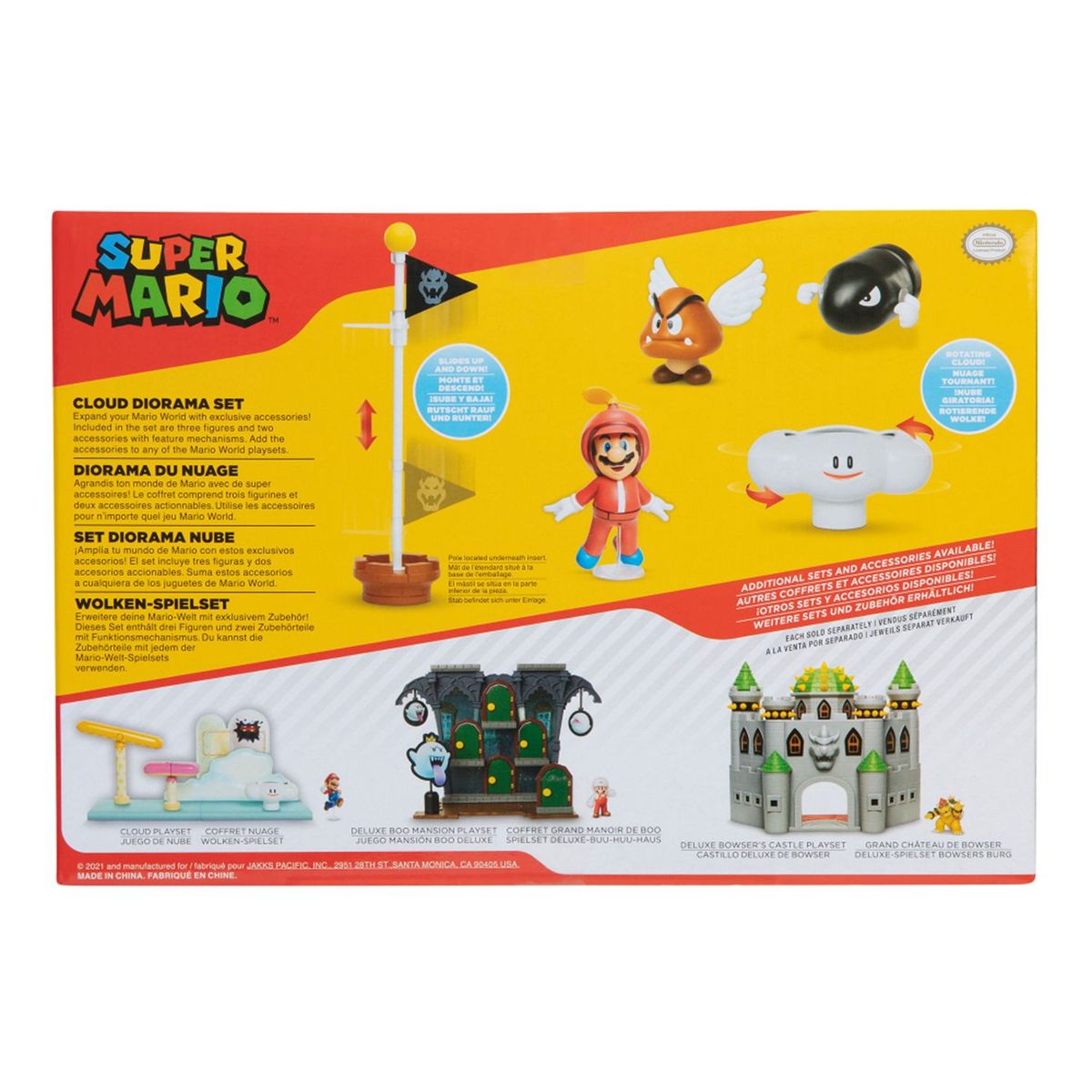  - Nintendo Super Mario Set Diorama Nubes 2,5"