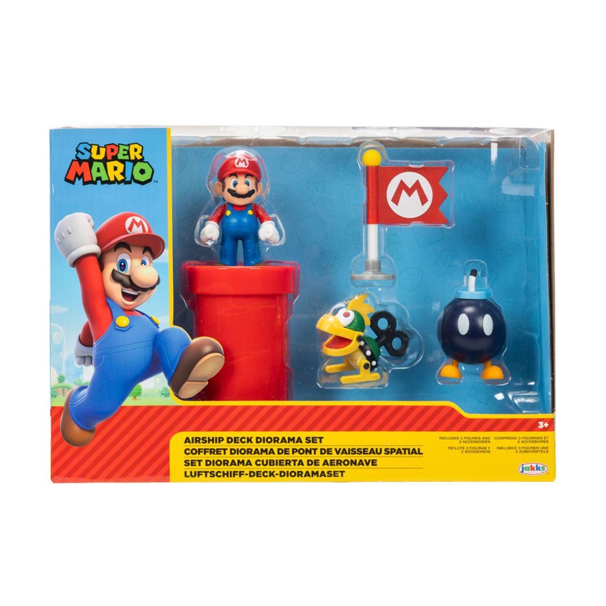 NINTENDO - Super Mario Set Diorama Cubierta De Aeronave