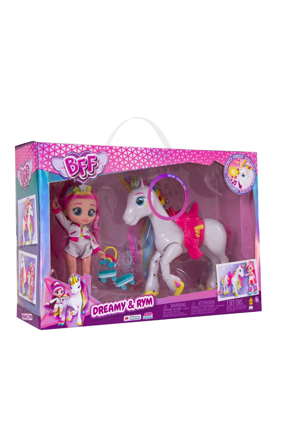BFF BEBÉS LLORONES Dreamy & Rym - Pack de lujo Exclusiva muñeca articulada Dreamy y unicornio Rym! Disponible a tan solo $38.99 Haz tu pedido 📲 WhatsApp (71648139) Aceptamos todas las formas