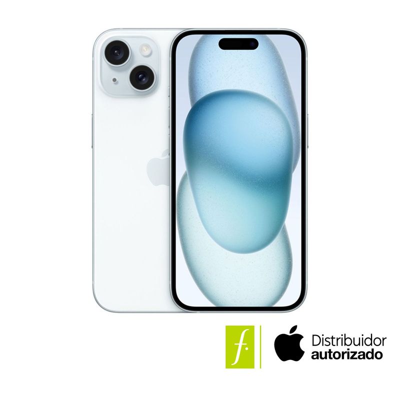 APPLE - iPhone 15 de 128GB 5G | 6GB RAM | Pantalla 6.1 pulgadas | Chip A16 Bionic | Carga Tipo C | Dynamic Island | Cámara 48MP