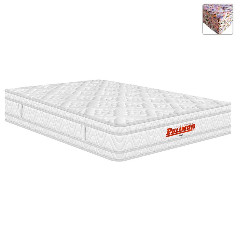 PULLMAN - Colchón Sencillo Ultra firme Espuma CasataEU 100 cm x 190 cm Pullman