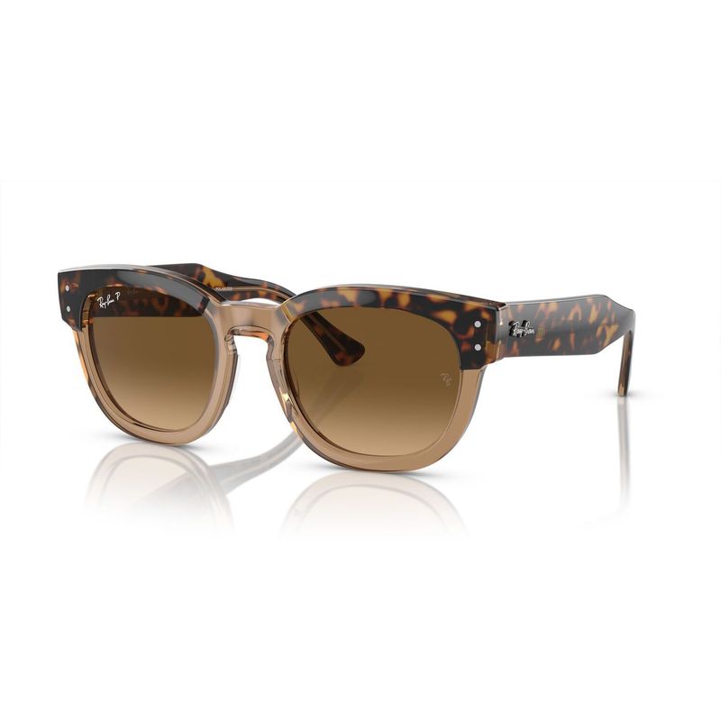 RAY BAN - Gafas de sol Ray Ban RB0298S Unisex Marco Havana On Transparent Brown Lente Brown Gradient Polar