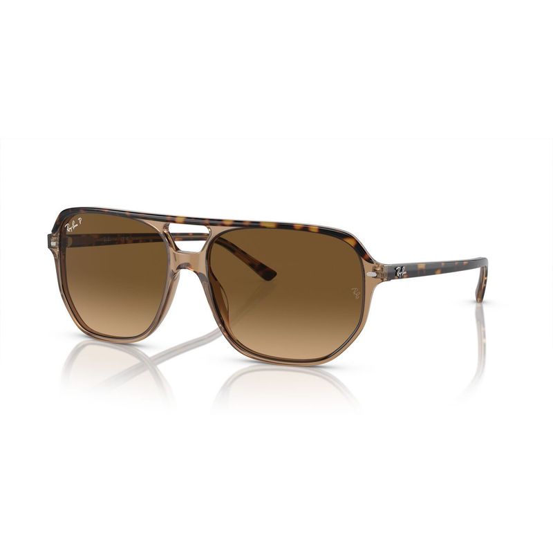 RAY BAN - Gafas de sol Ray Ban RB2205 Unisex Marco Havana On Transparent Brown Lente Brown Gradient Polar