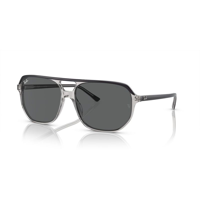 RAY BAN - Gafas de sol Ray Ban RB2205 Unisex Marco Dark Gray On Transparent Gray Lente Dark Grey