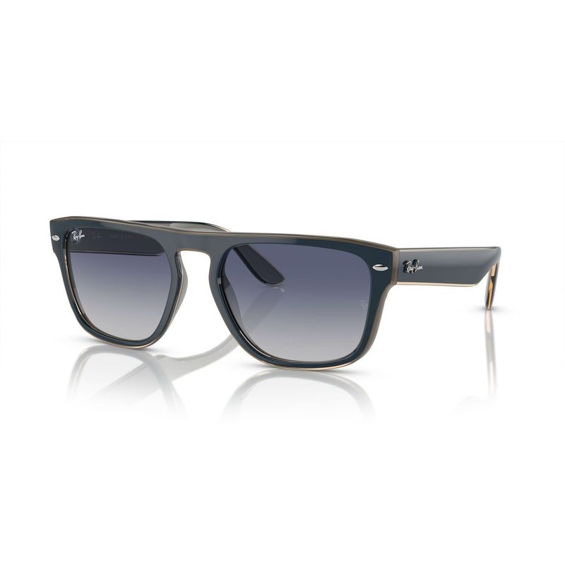 RAY BAN - Gafas de sol Ray Ban RB4407 Unisex Marco Blu Gray Transp Light Brown Lente Grey Gradient Blue