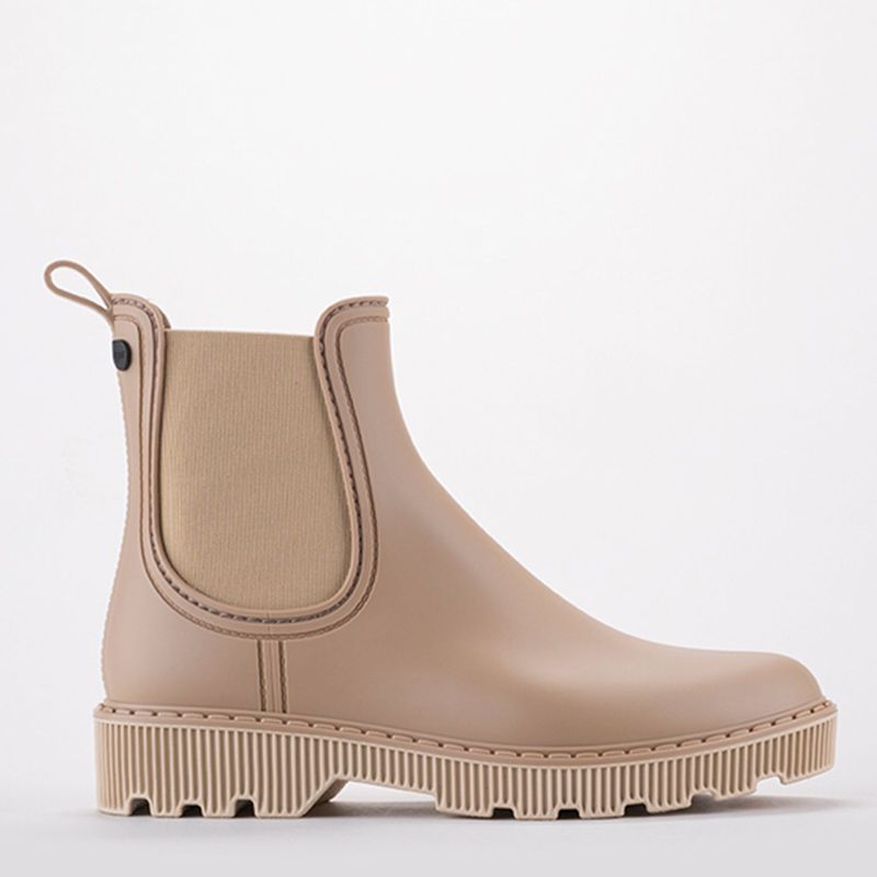 IGOR - Botas de lluvia Igor Mujer Beige Soho Botín para Mujer Igor Soho Impermeables