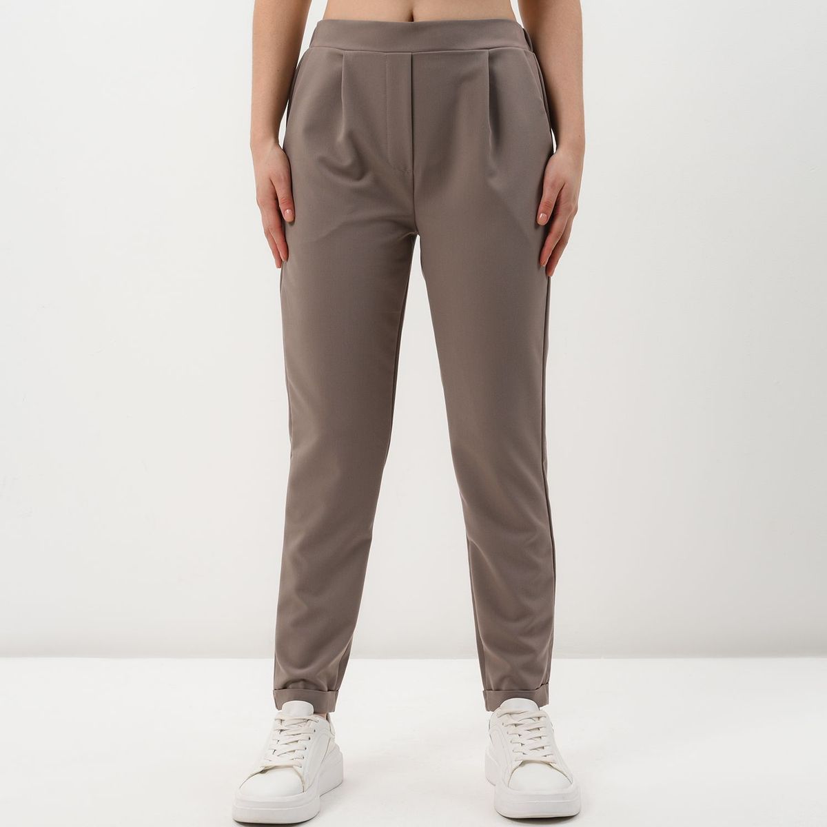 SYBILLA - Pantalón Recto para Mujer Tiro medio Sybilla