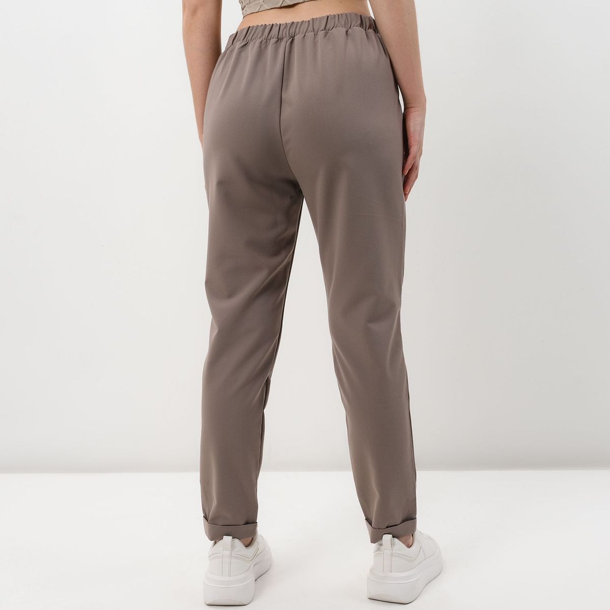 SYBILLA - Pantalón Recto para Mujer Tiro medio Sybilla