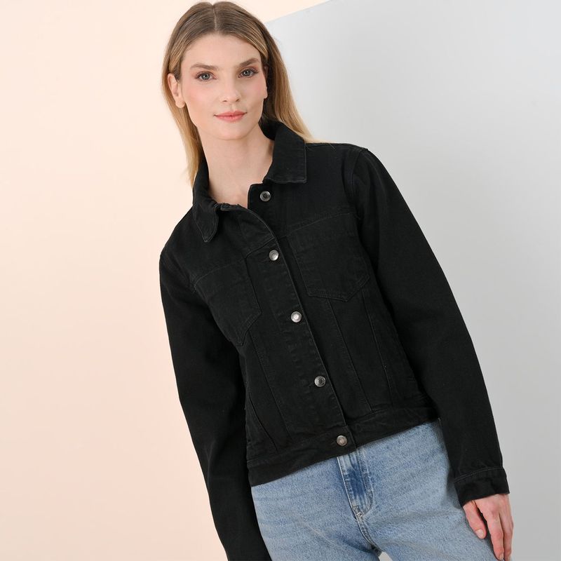 BASEMENT - Chaqueta para Mujer de Algodón Basement