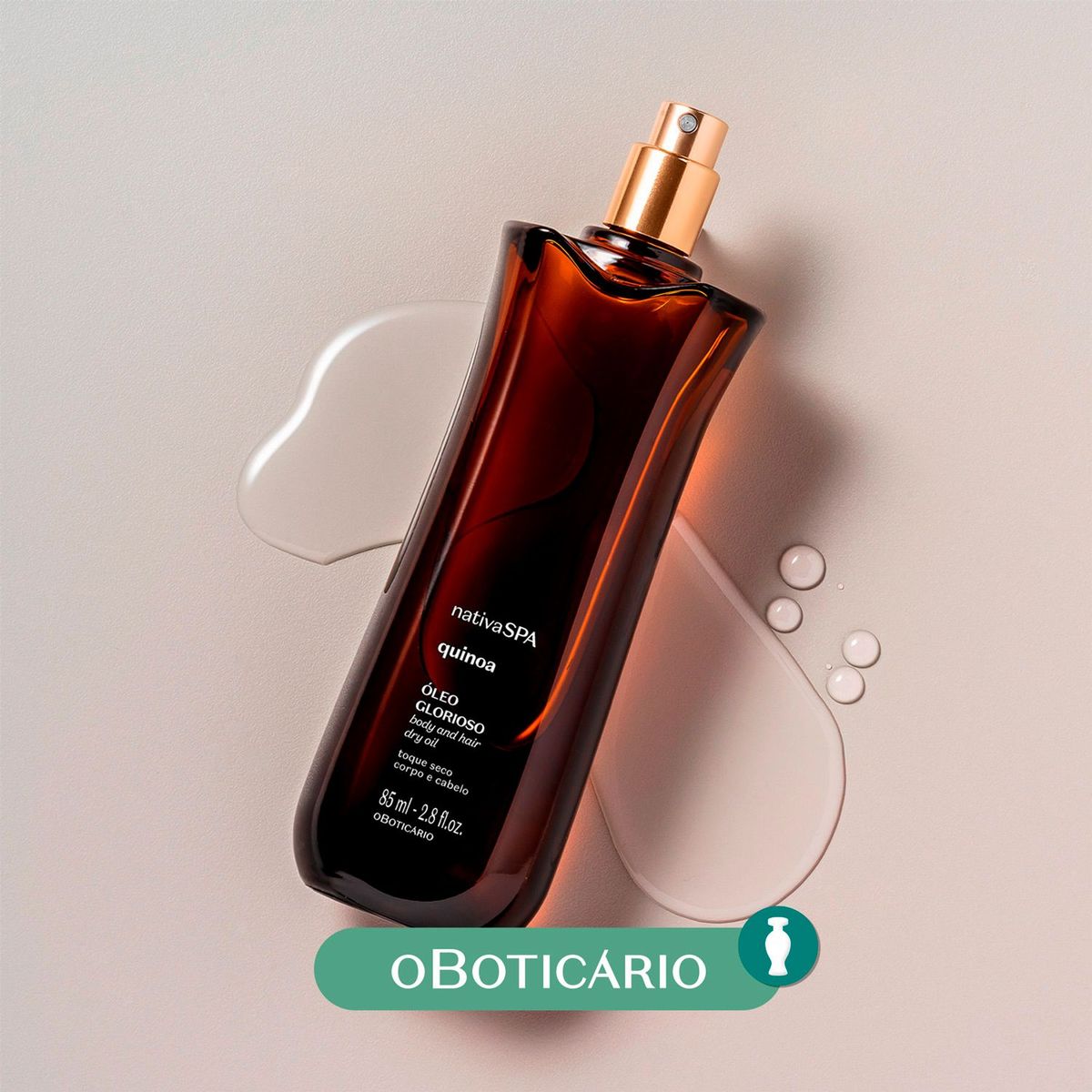 NATIVA SPA - Aceite Oleo Multifuncional Quinoa Nativa Spa O Boticario Todo tipo de piel 85 ml 