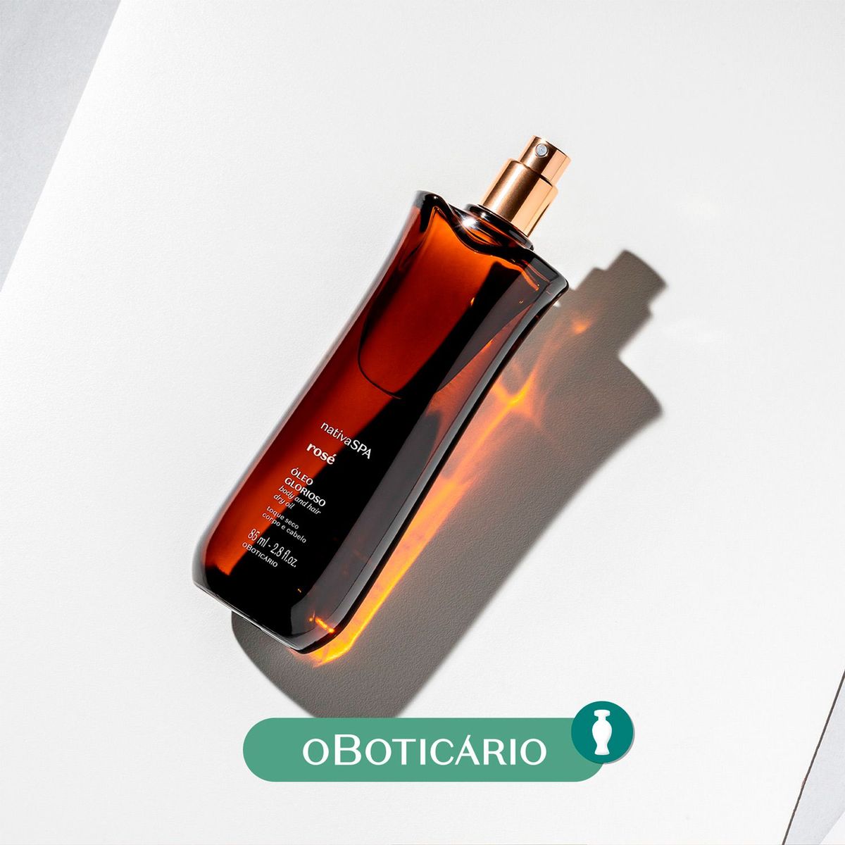 NATIVA SPA - Aceite Oleo Multifuncional Rose Nativa Spa O Boticario Todo tipo de piel 85 ml 