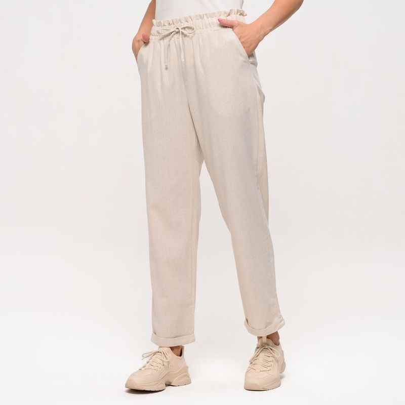 NEWPORT - Pantalón Jogger Mujer Tiro alto Newport