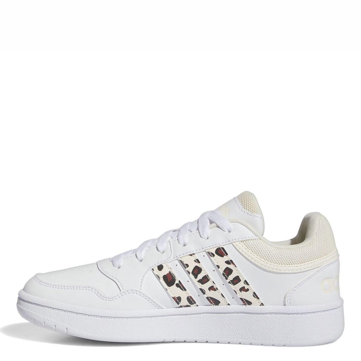 ADIDAS - Tenis blancos Adidas para Mujer Lifestyle Hoops 3.0 Animal print