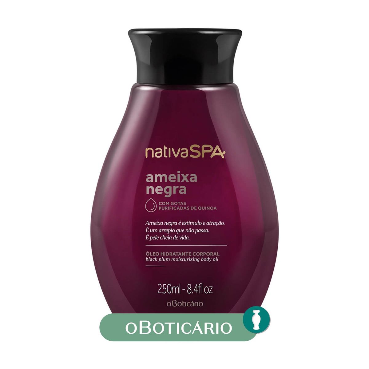 NATIVA SPA - Hidratante corporal OLEO HIDR CORP AMEIXANEG Nativa Spa O Boticario Para Todo tipo de piel 200 ml 