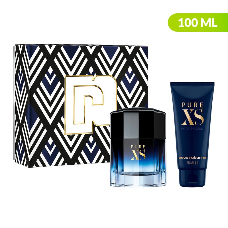 RABANNE - Estuche Perfume Rabanne Hombre Incluye: Perfume Pure XS 100ml + Shower Gel 100ml