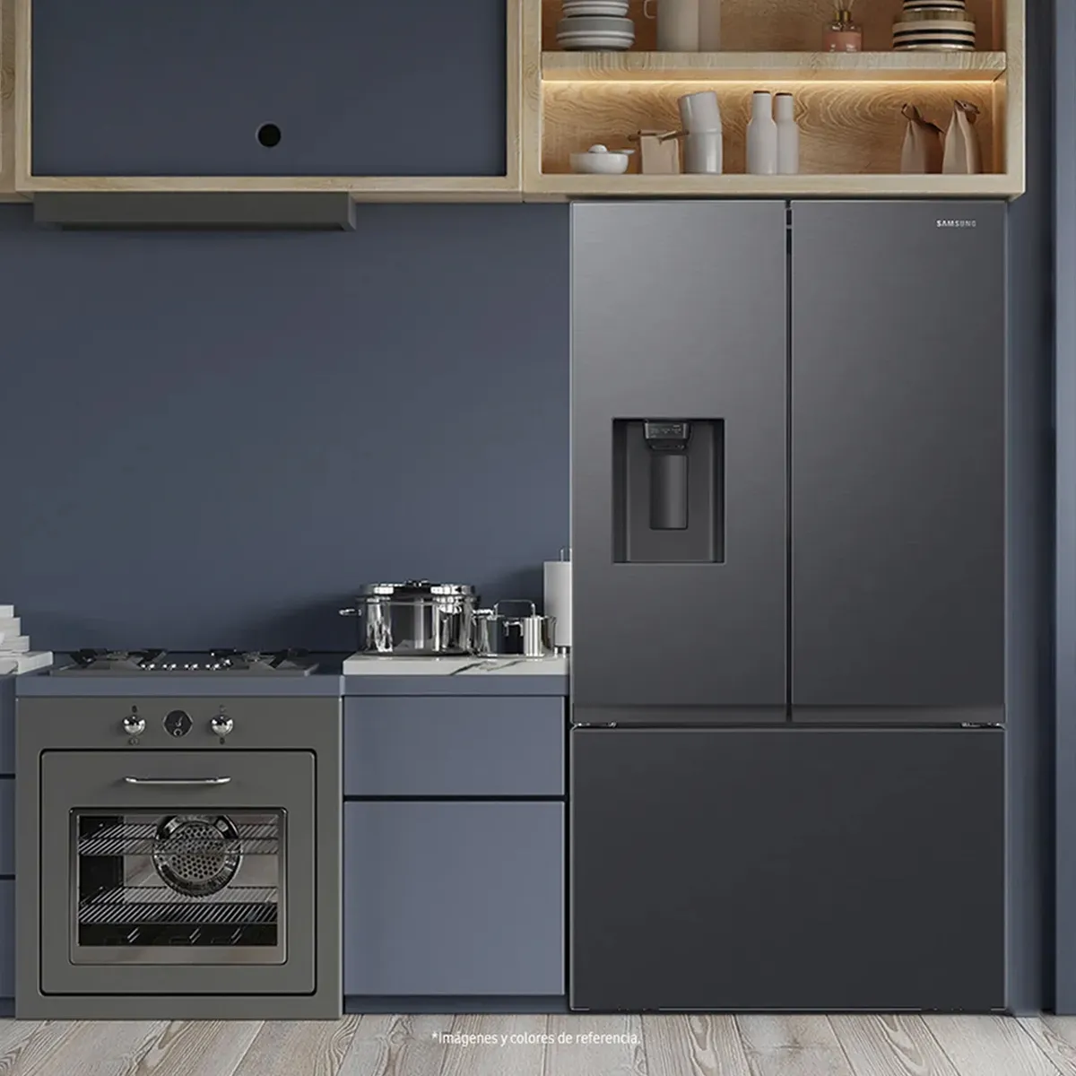 SAMSUNG - Nevecón SAMSUNG  859 L  Netos RF32CG5410B1CO.